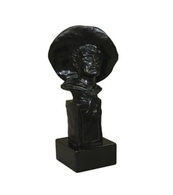 Well known bronze image titled "The Sargent", done at the Hiekka Foundry in 1981, numbered 47 of