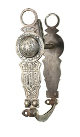 Stunning oversized fully silver overlaid shield bit with his beautifully crafted classic deep