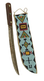  Plains Beaded Sheath 