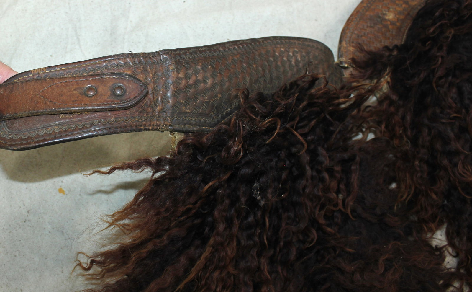 Brown Angora Chaps - 2