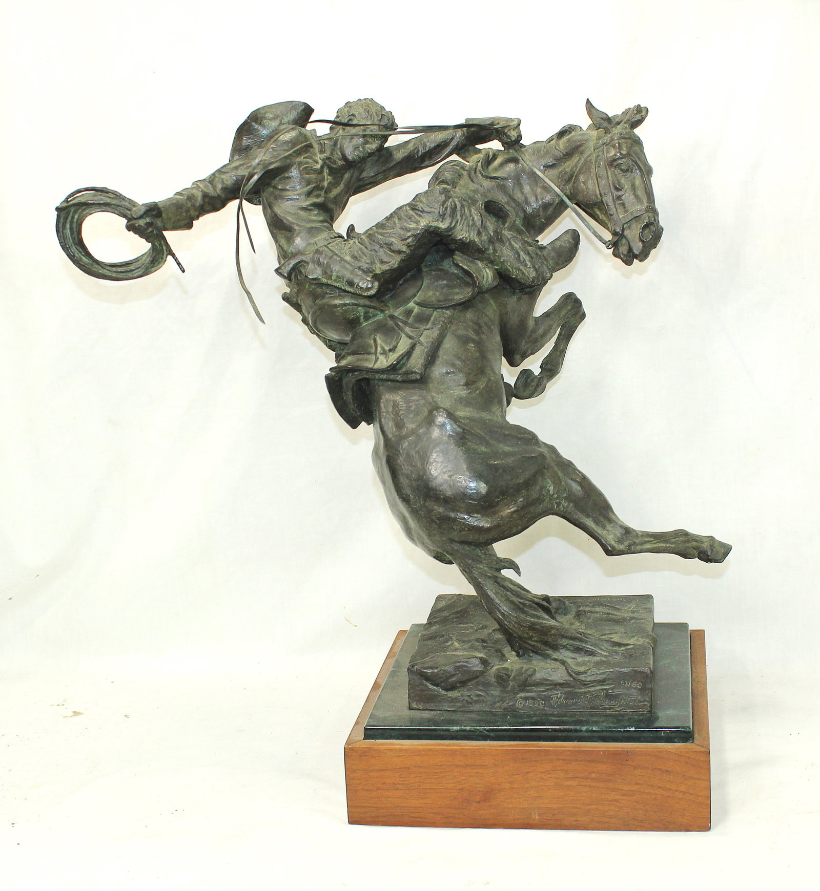 Edward J. Fraughton Wyoming Centennial Bronze (1 of 5)