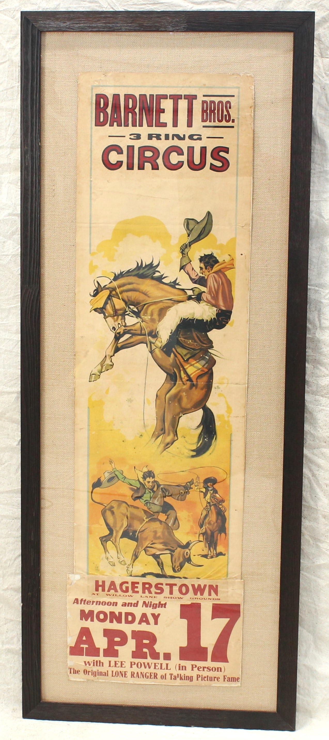 Barnett Bros. Circus Poster (1 of 1)