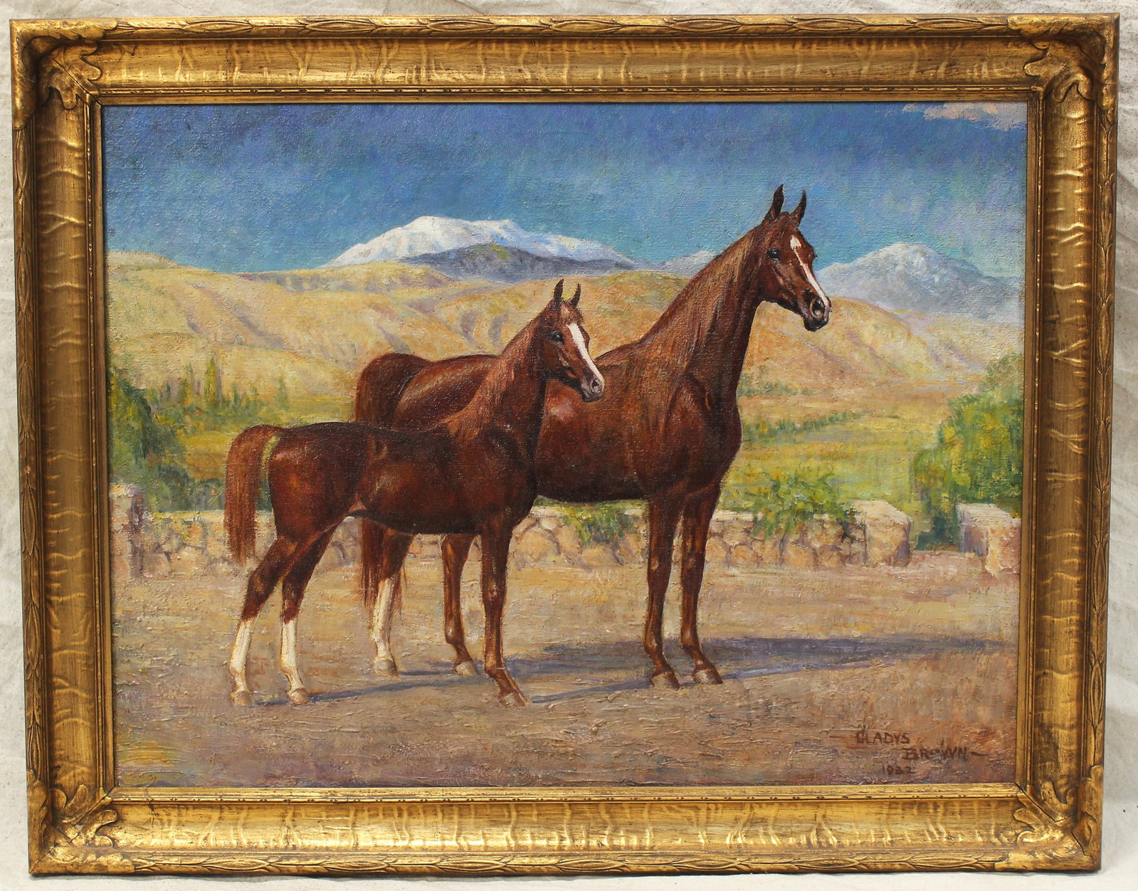Gladys Brown Oil Painting (1 of 2)