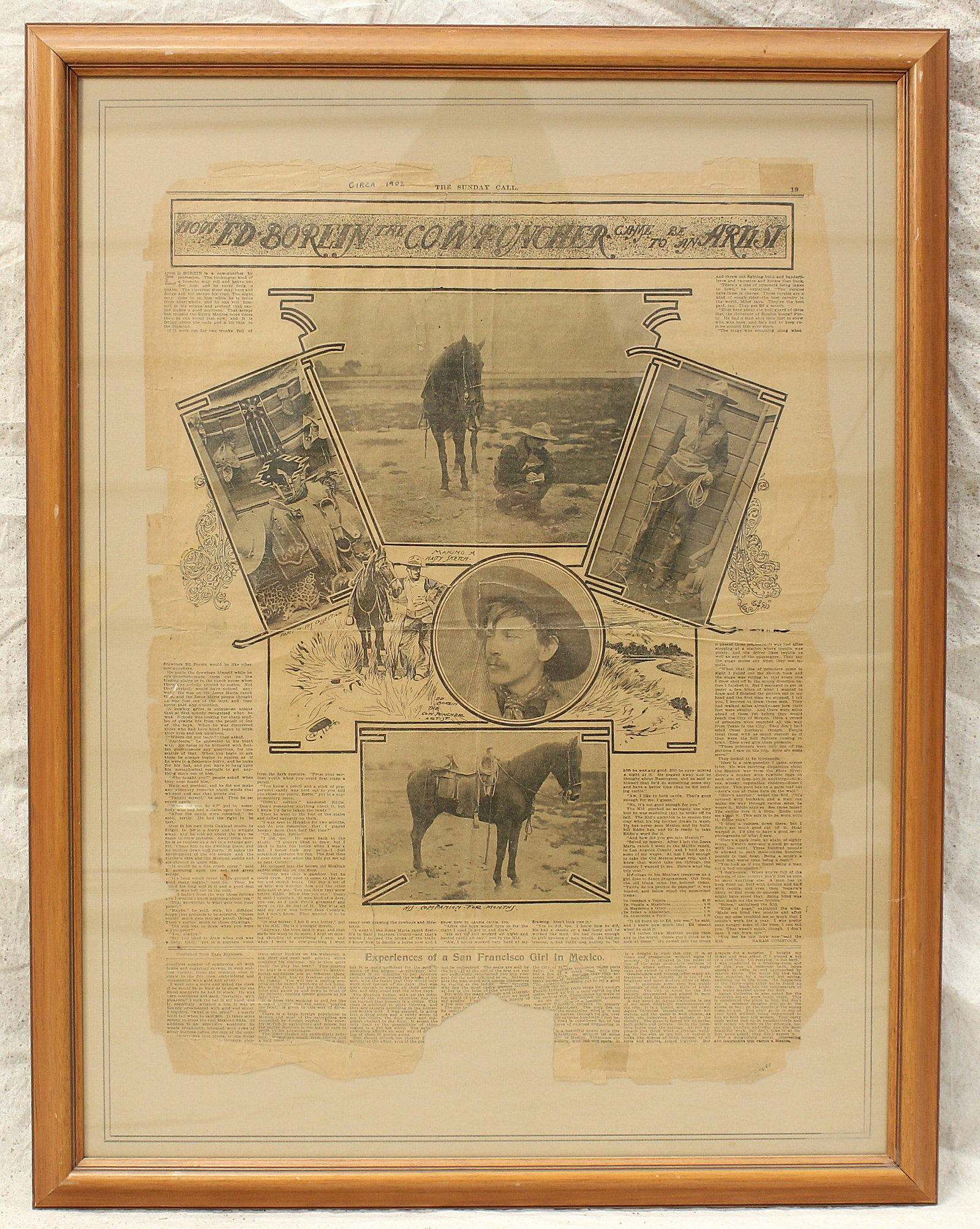 Edward Borein Newspaper Feature Article (1 of 2)