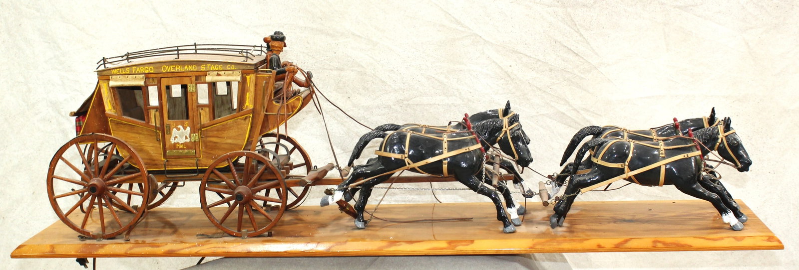 Carved Stagecoach Display (1 of 4)
