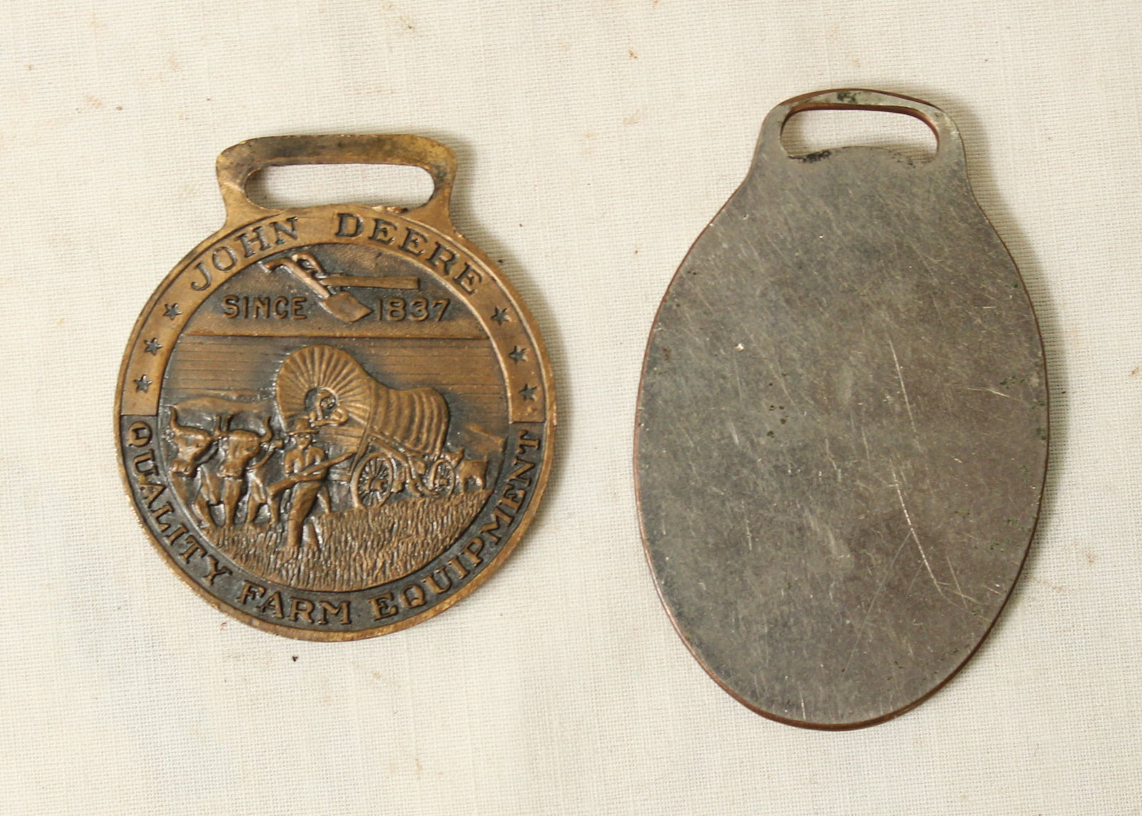 Two Farm Implement Watch Fobs - 2