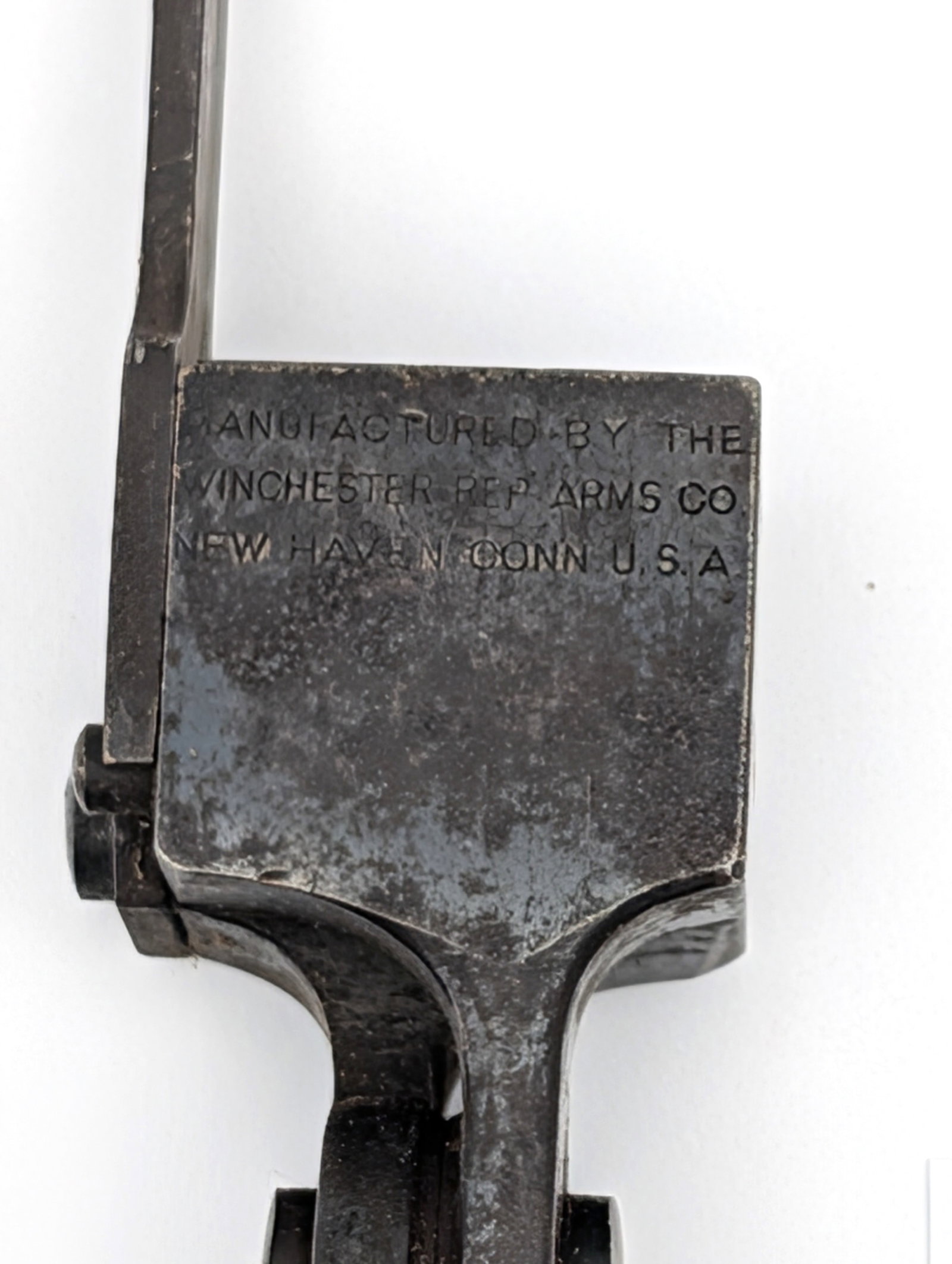 Winchester Bullet Mold: A highly collected Winchester loading tool, being in excellent condition, with a lot of original blue finish, for 38-55 caliber. Leland Clapp collection.