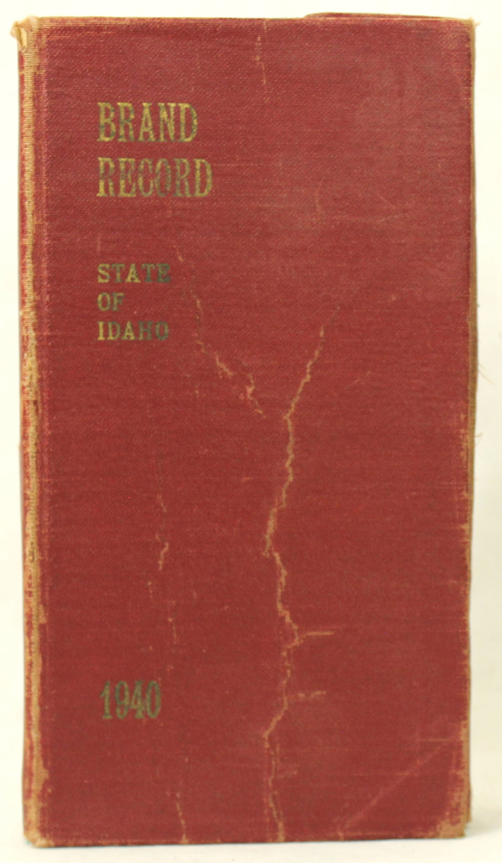 Idaho Brand Book: An original soft backed copy of the 1940 Idaho brand book, in good condition.