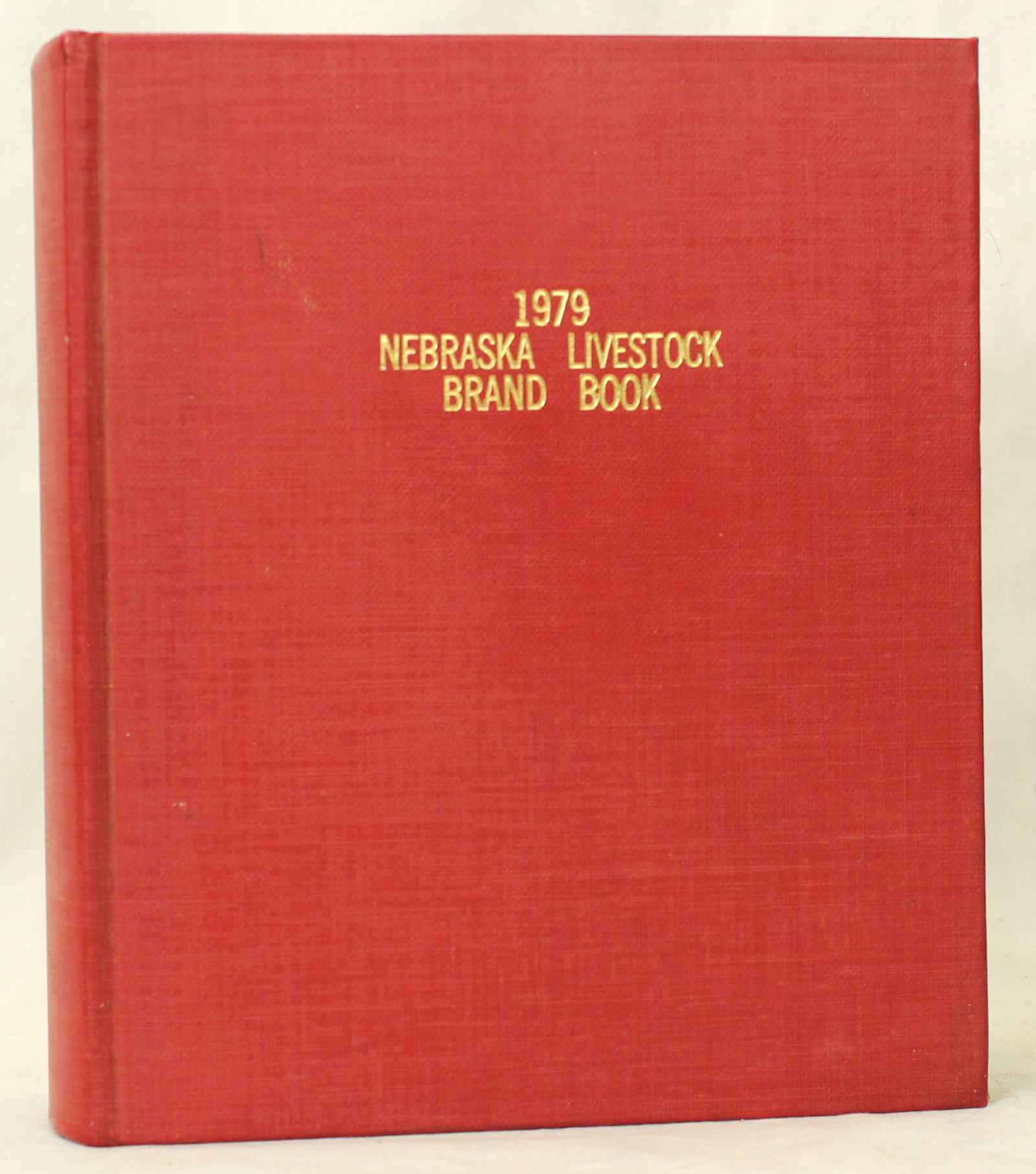 Nebraska Brand Book: An excellent condition hard backed original copy of the 1979 Nebraska brand book.