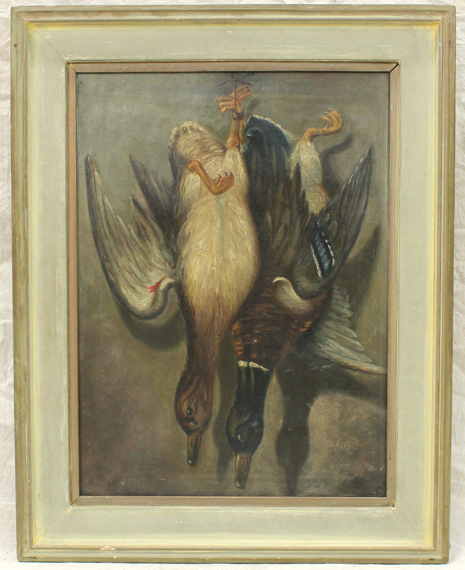 Original Oil Painting: An appealing oil on canvas, signed and dated 1915. Professionally framed and measuring 23 1/2"x 30".
