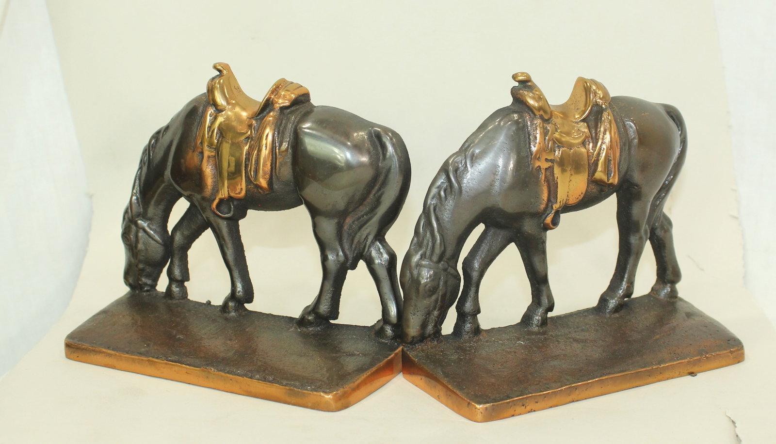 Antique Bronze Book Ends (1 of 1)