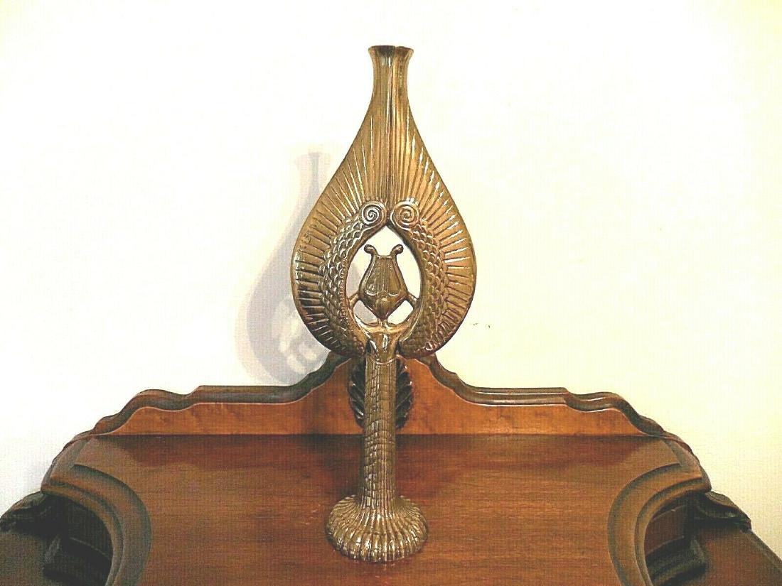 Erte Art Deco Solid Bronze Candlestick "Angel" Signed (1 of 6)