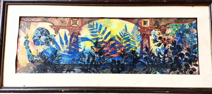 Paresh Maity Mixed Media 71 x 23 cm: Paresh Maity Mixed Media 71 x 23 cm