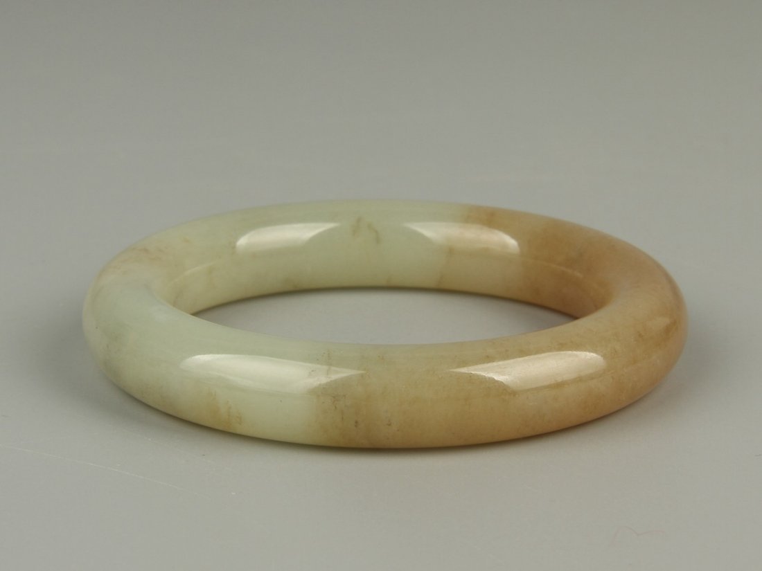 Chinese Hetian Jade Bracelet Bangle (1 of 9)