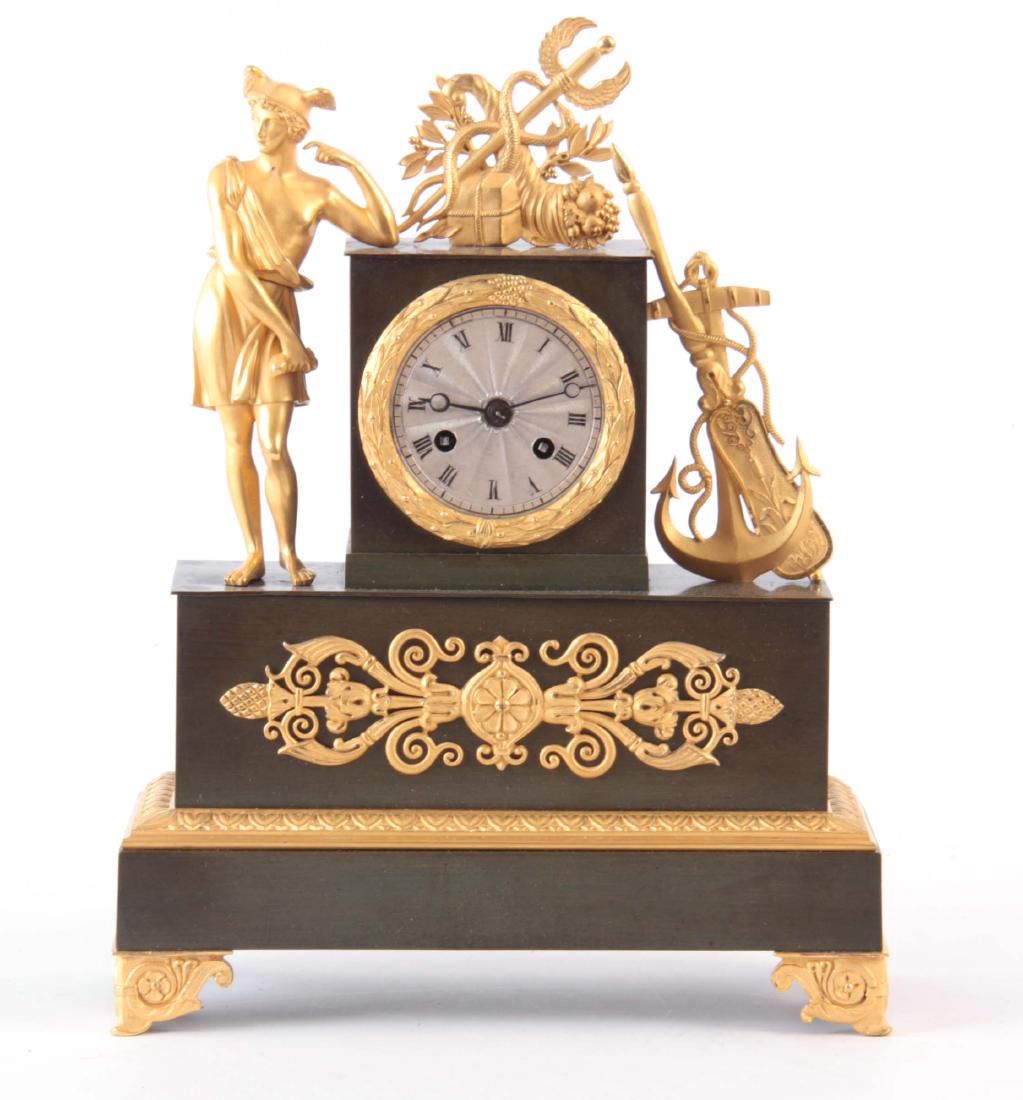 AN EARLY 19th CENTURY FRENCH BRONZE AND ORMOLU FIG (1 of 1)