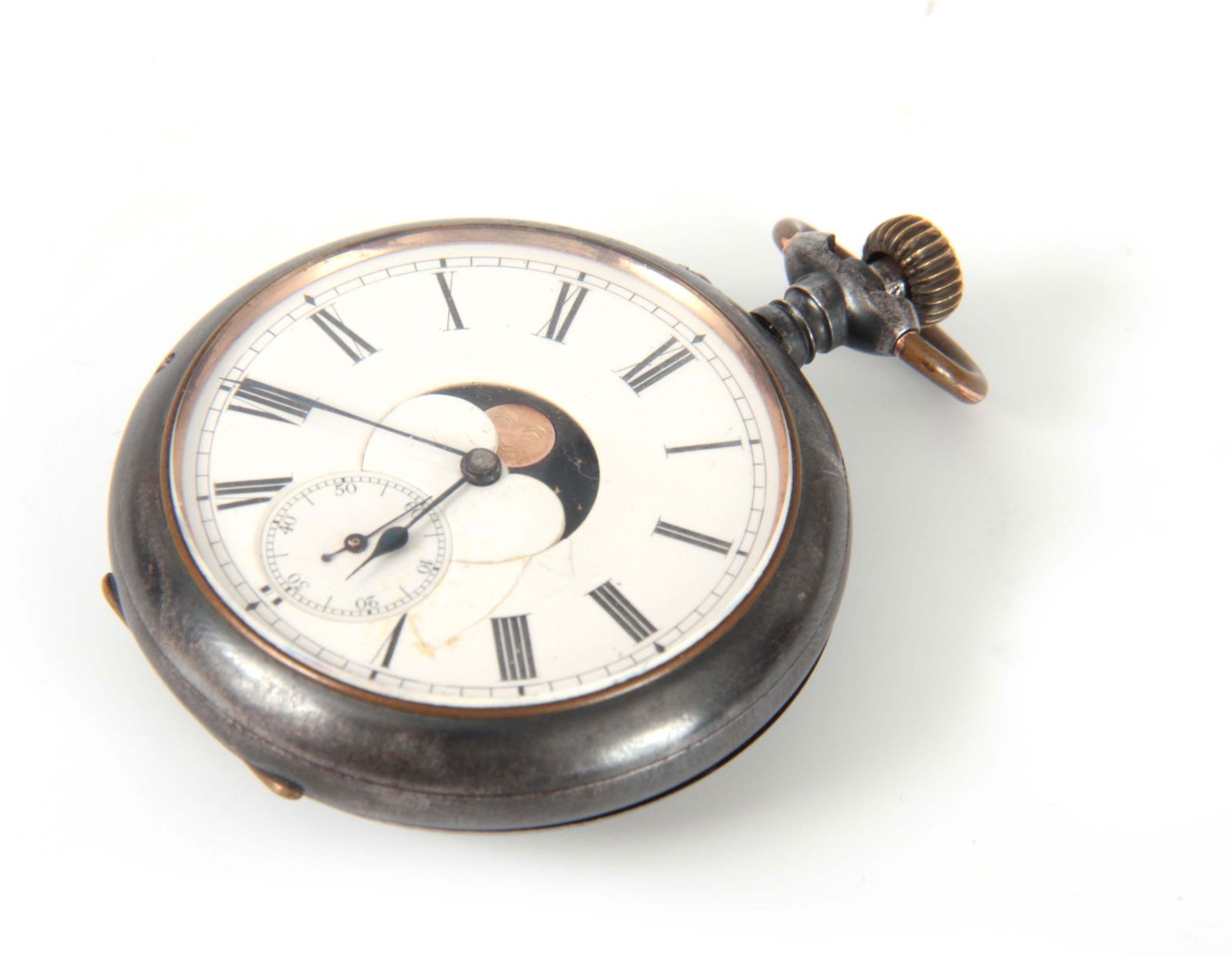 A LATE 19th CENTURY SWISS DOUBLE DIAL POCKET WATCH (1 of 1)