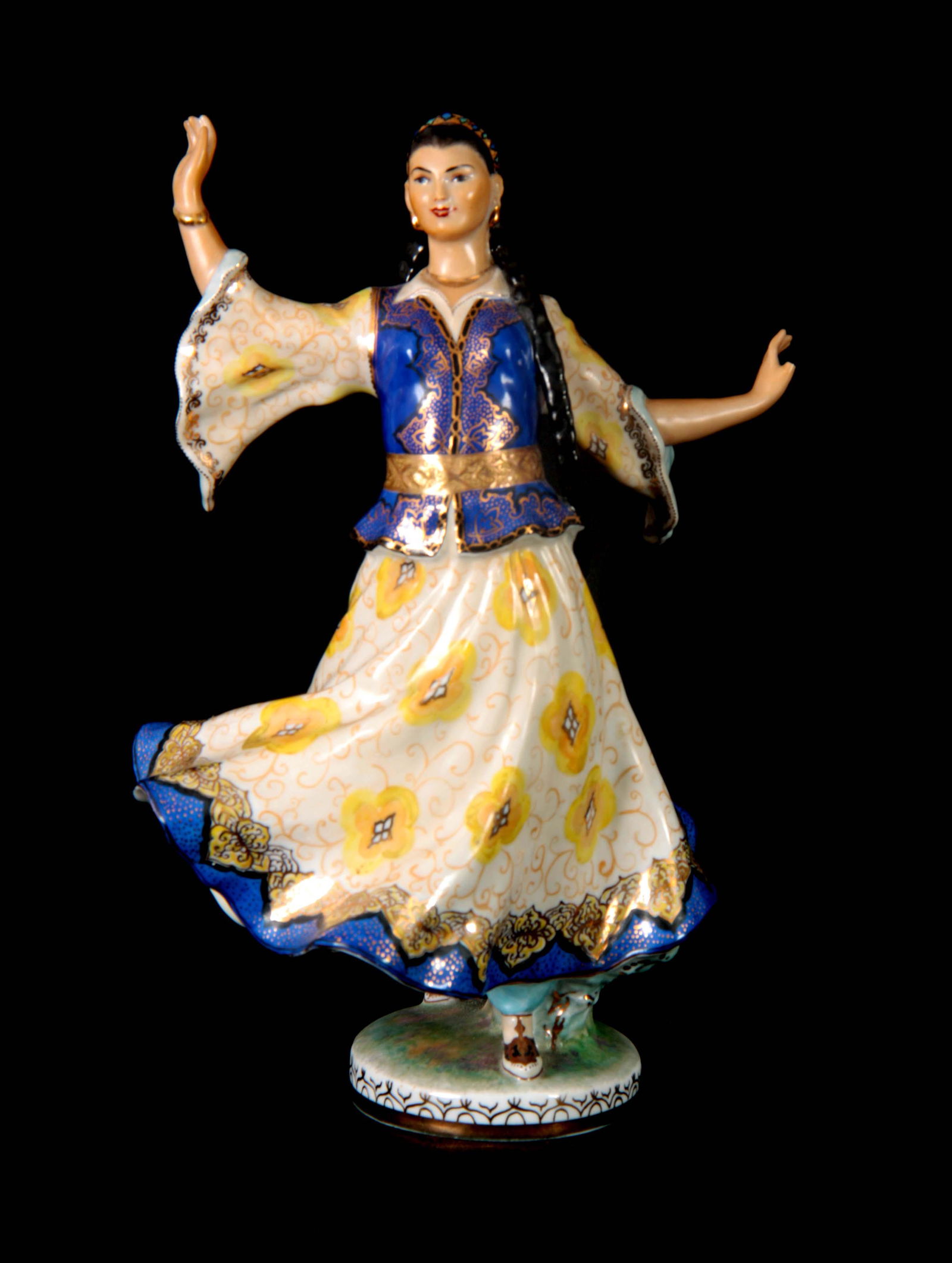 A MID 20th CENTURY RUSSIAN PORCELAIN FIGURE modell (1 of 1)