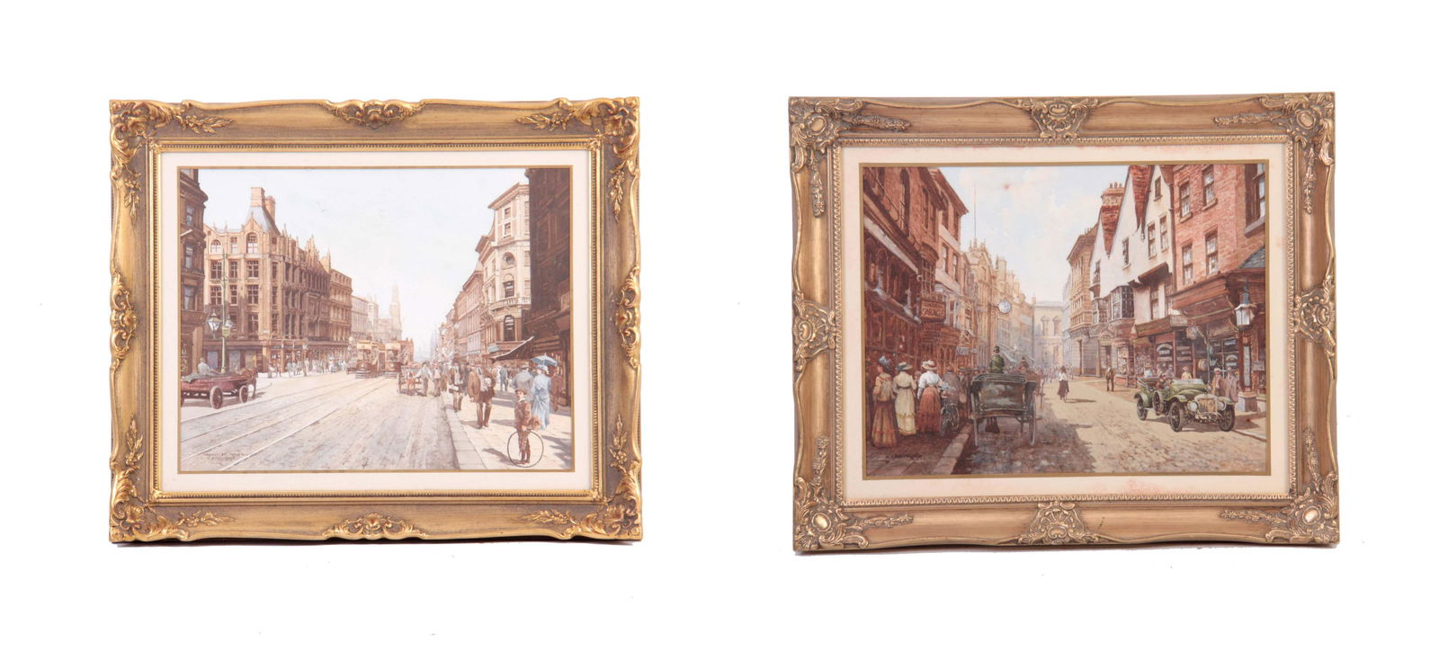 KEN CHERRINGTON  20TH CENTURY. TWO WATERCOLOURS. B (1 of 1)