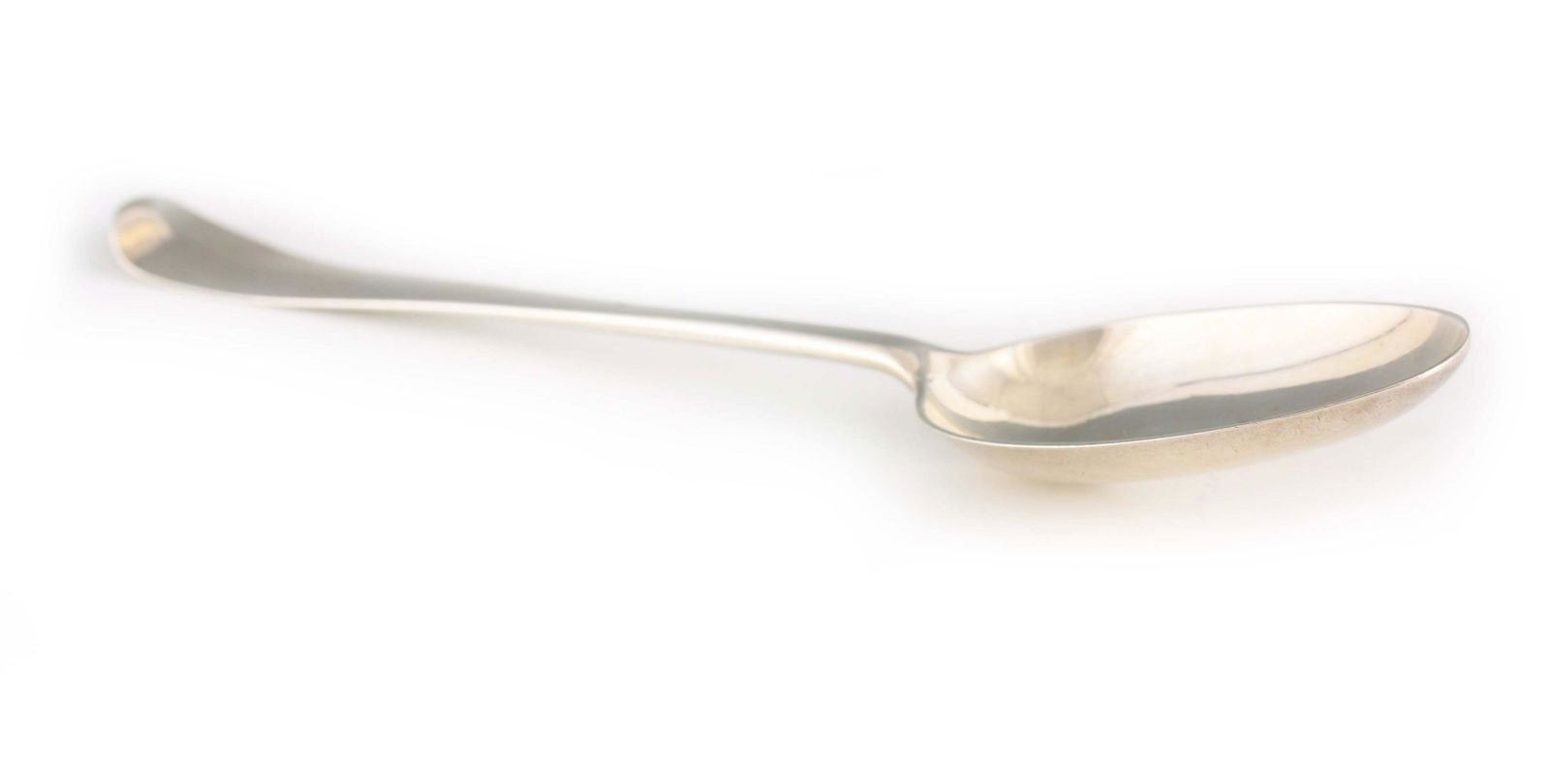 A GEORGE III RAT-TAIL SILVER TREFID SPOON, by David (1 of 1)