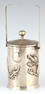 A LATE 19TH CENTURY CHINESE SILVER LIDDED PRESERVE JAR