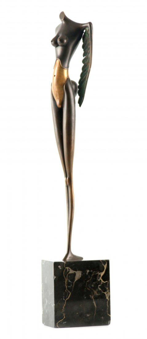 PAUL WUNDERLICH (1927 - 2010)  AN ABSTRACT BRONZE (1 of 1)