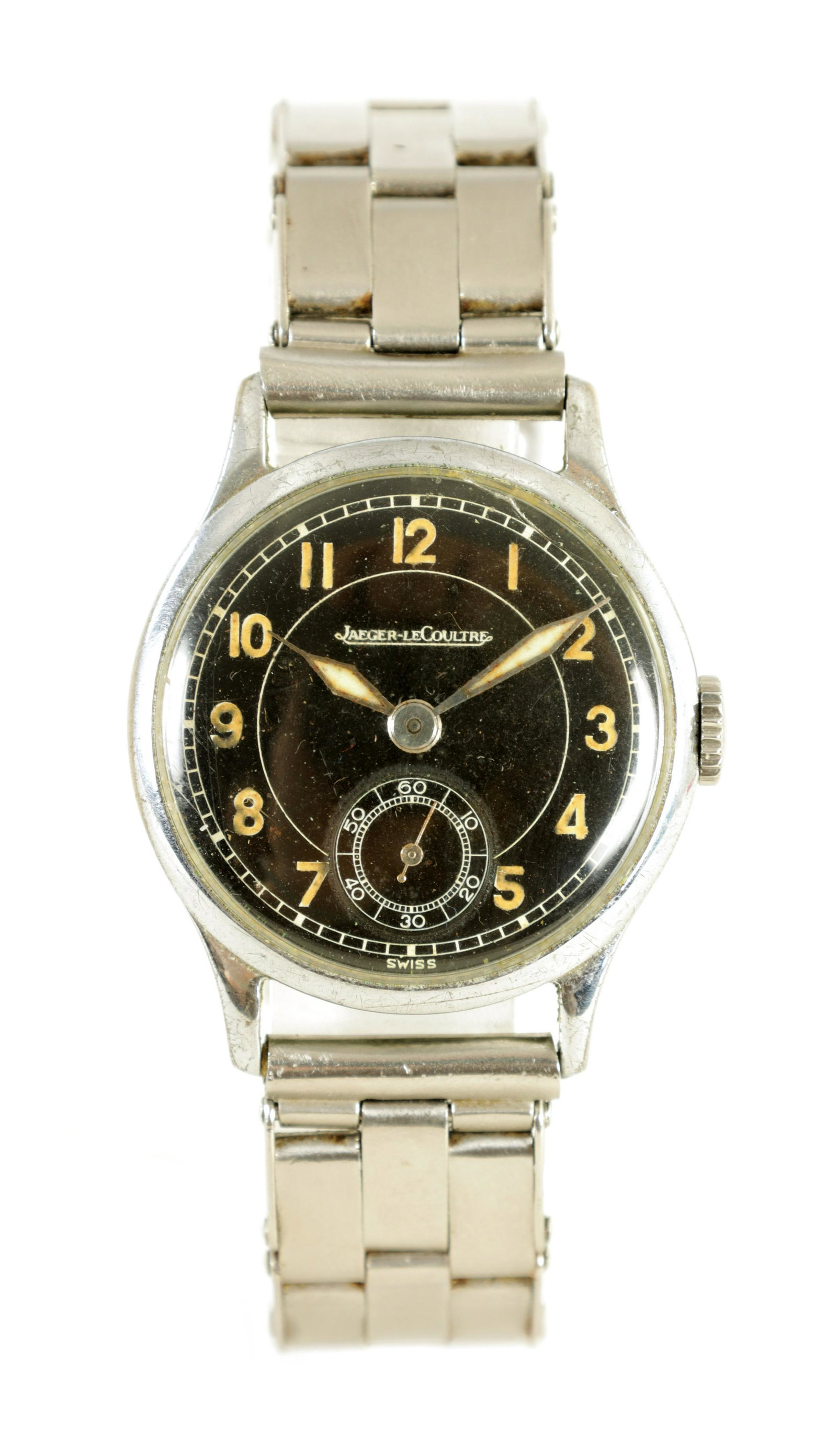 1940'S WW II JAEGER-LECOULTRE BLACK DIAL MILITARY (1 of 1)
