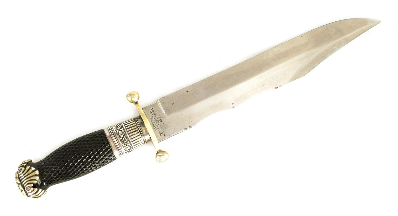 A 19TH CENTURY BOWIE KNIFE BY GEO. WOSTENHOLM & SON, (1 of 3)