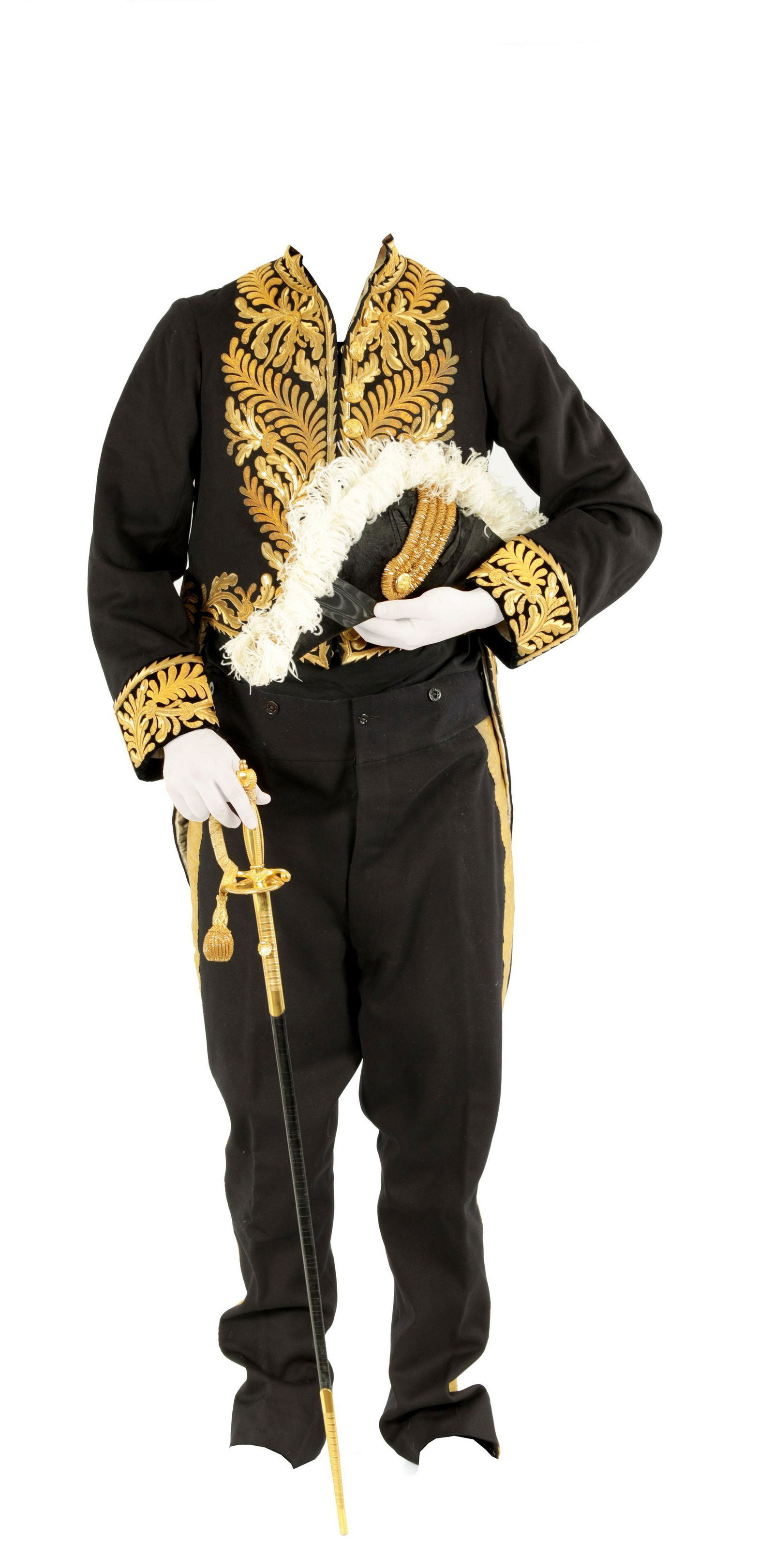 A 19TH CENTURY BRITISH DIPLOMATIC CEREMONIAL UNIFORM (1 of 16)