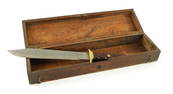 A LARGE AMERICAN BOWIE KNIFE