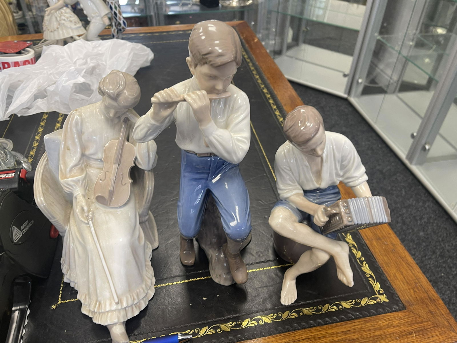 A COLLECTION OF COPENHAGEN PORCELAIN FIGURES BY BING AND GRONDAHL (1 of 1)