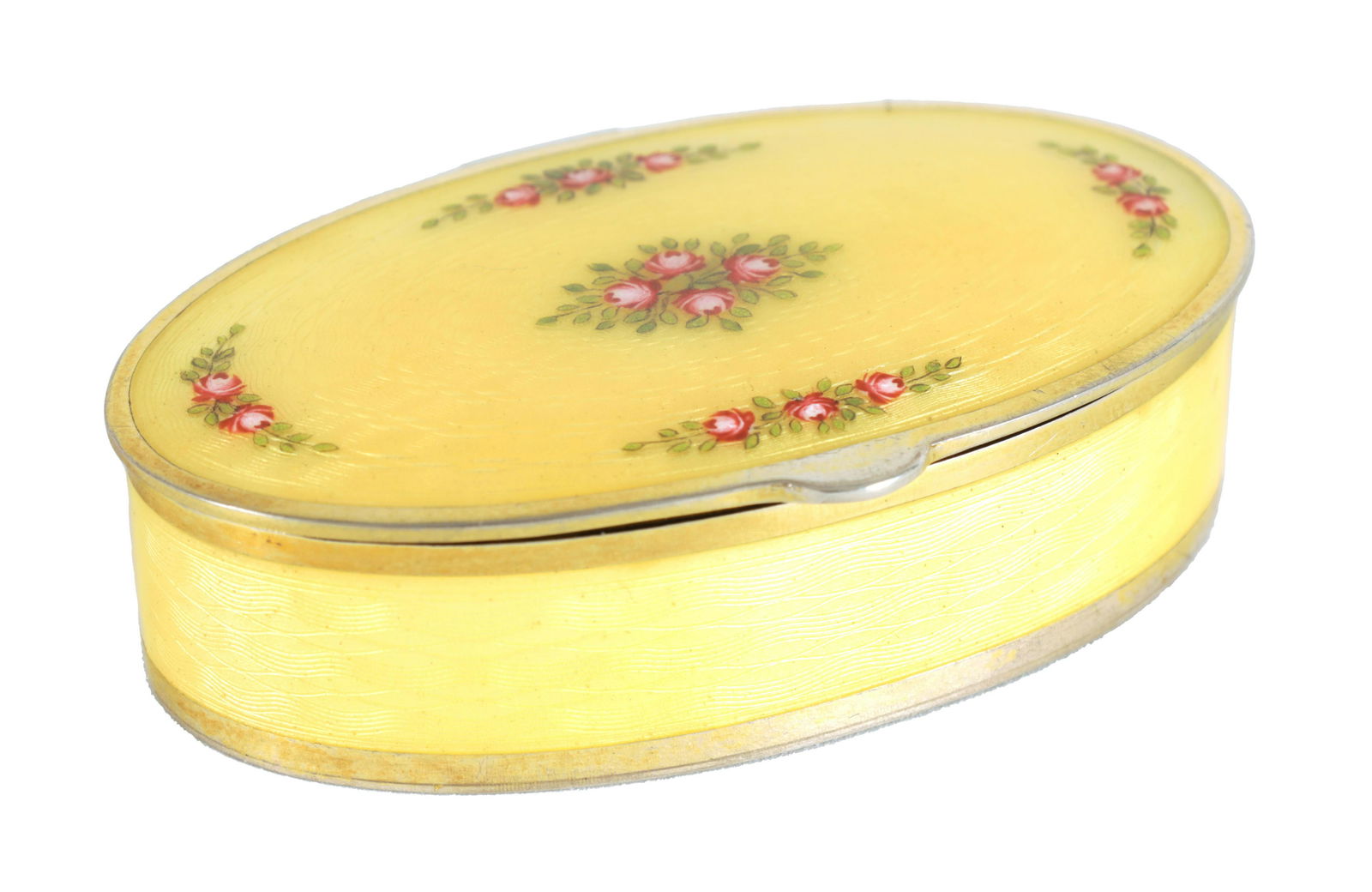 A LATE 19H CENTURY NORWEGIAN SILVER GILT AND GUILLOCHE ENAMEL BOX (1 of 5)