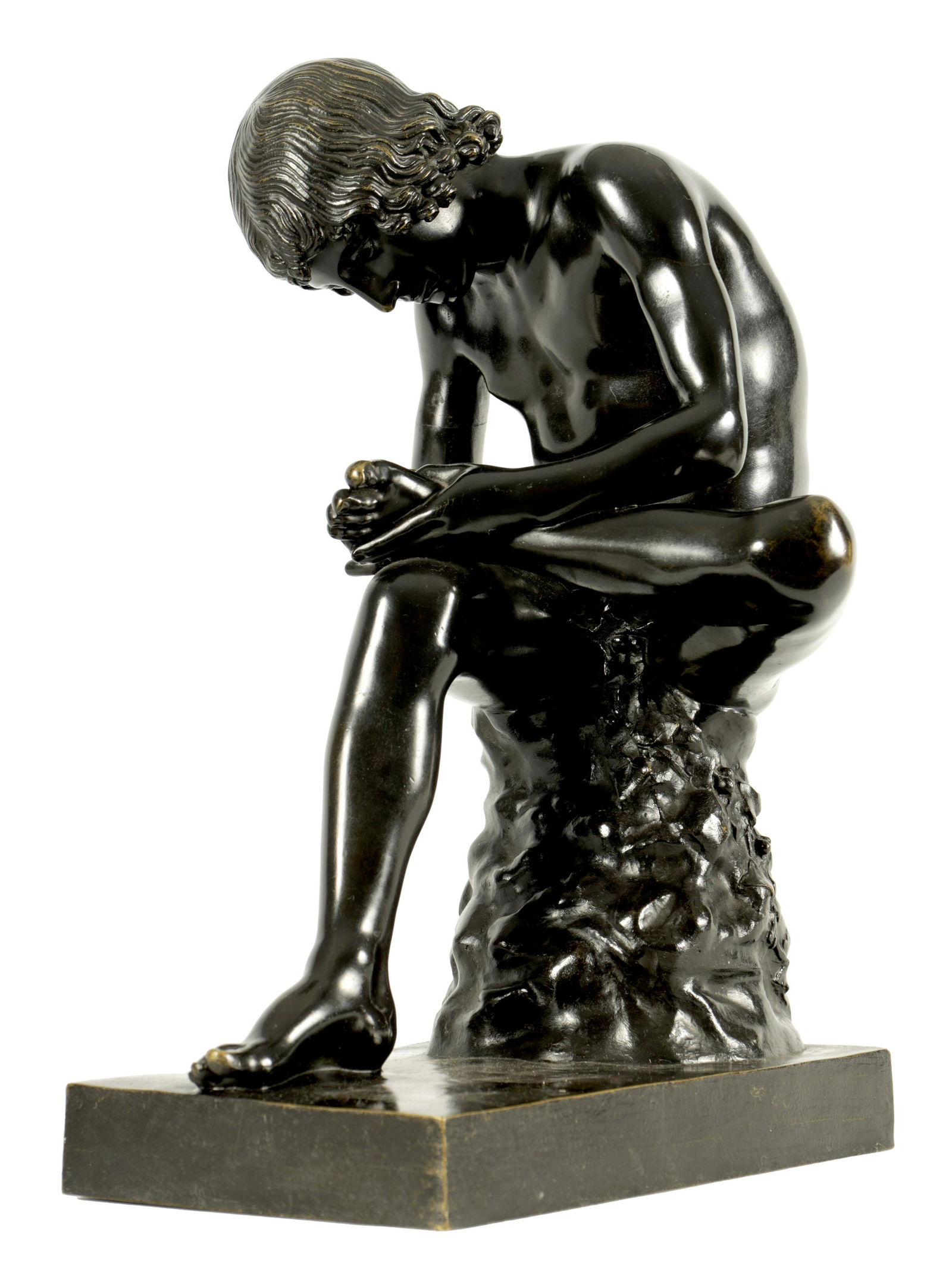 A LATE 19TH CENTURY ITALIAN PATINATED BRONZE SCULPTURE (1 of 10)