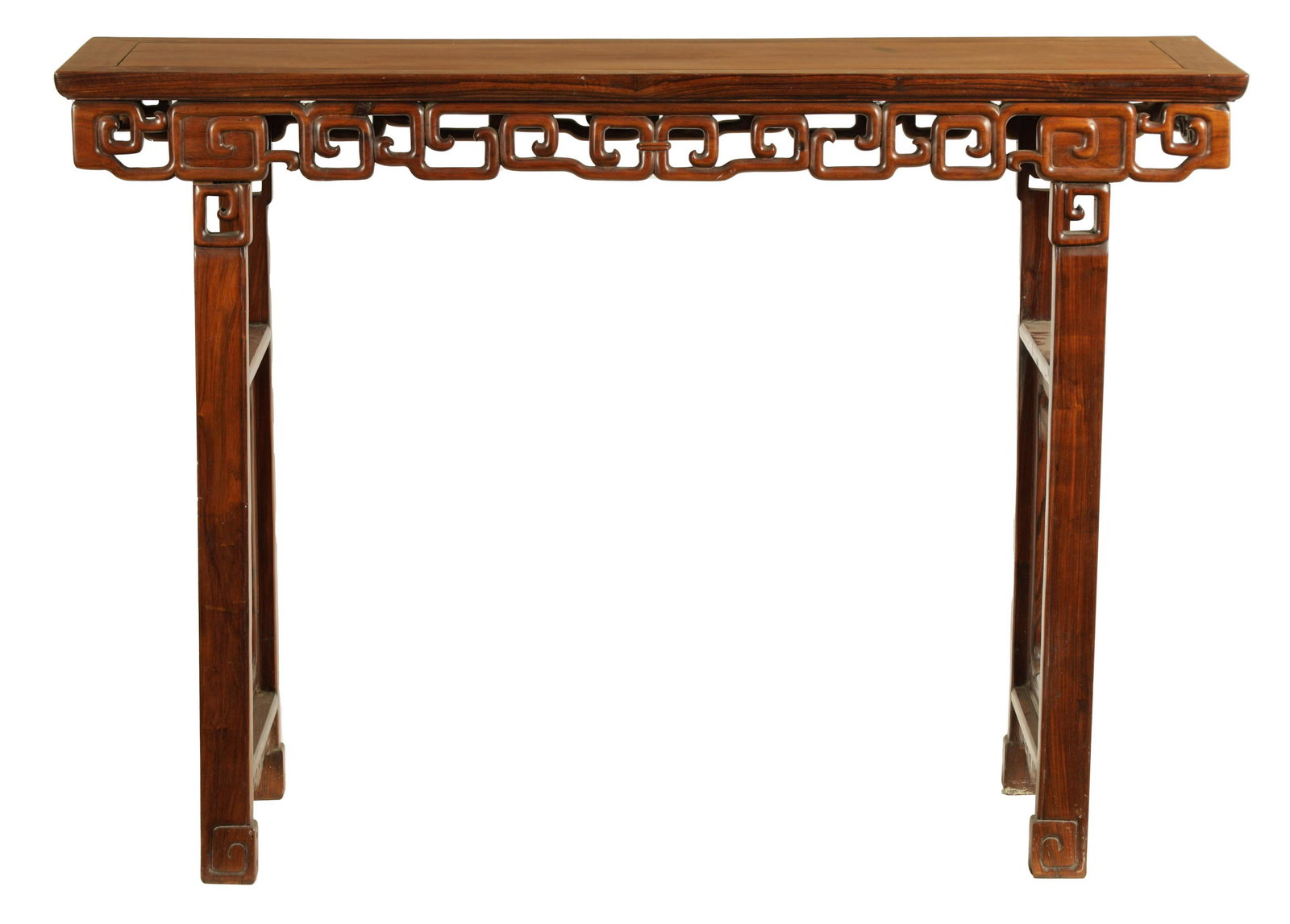 A 19TH CENTURY CHINESE HARDWOOD ALTAR TABLE POSSIBLY HUANGHUALI (1 of 8)