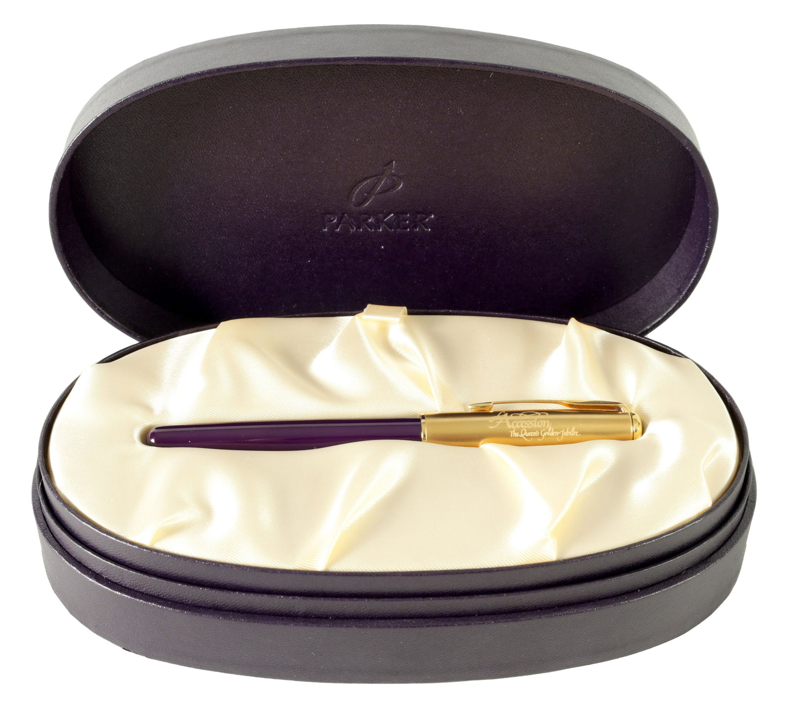 A PARKER SONNET ACCESSION FOUNTAIN PEN COMMEMORATING THE QUEENS GOLDEN JUBILEE (1 of 11)