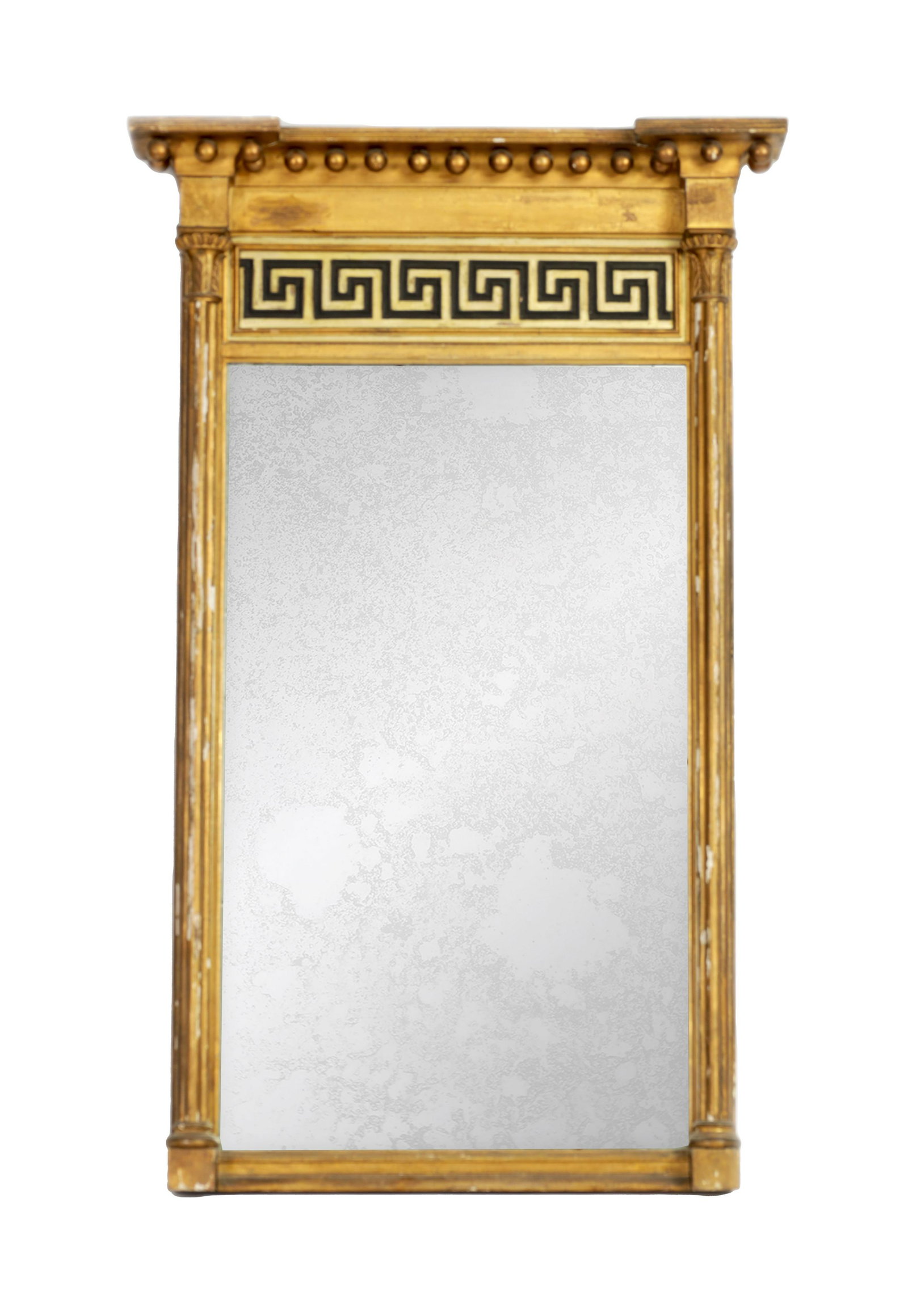 A REGENCY GILT WOOD PIER MIRROR (1 of 4)