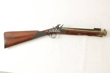 Sold at Auction: AN ENGLISH FLINTLOCK BLUNDERBUSS Bedford, early