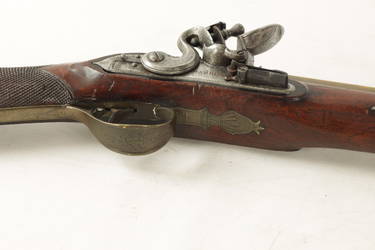 Sold at Auction: AN ENGLISH FLINTLOCK BLUNDERBUSS Bedford, early