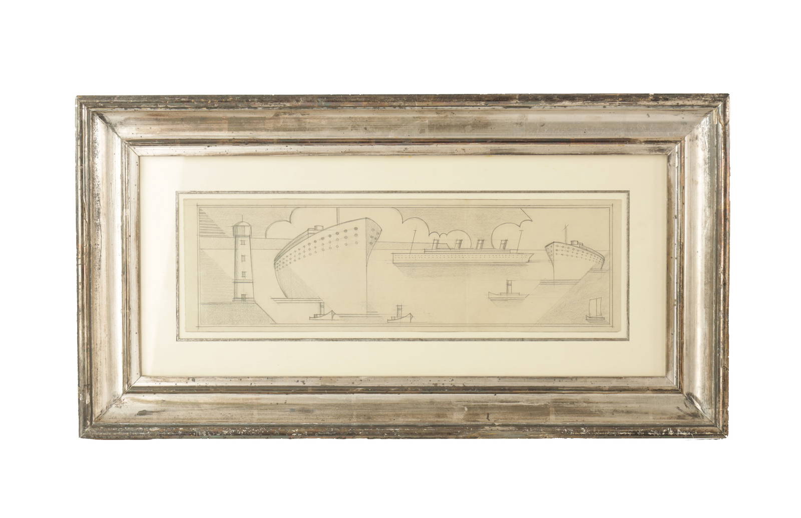A Stylish Art Deco Pencil Drawing Auction