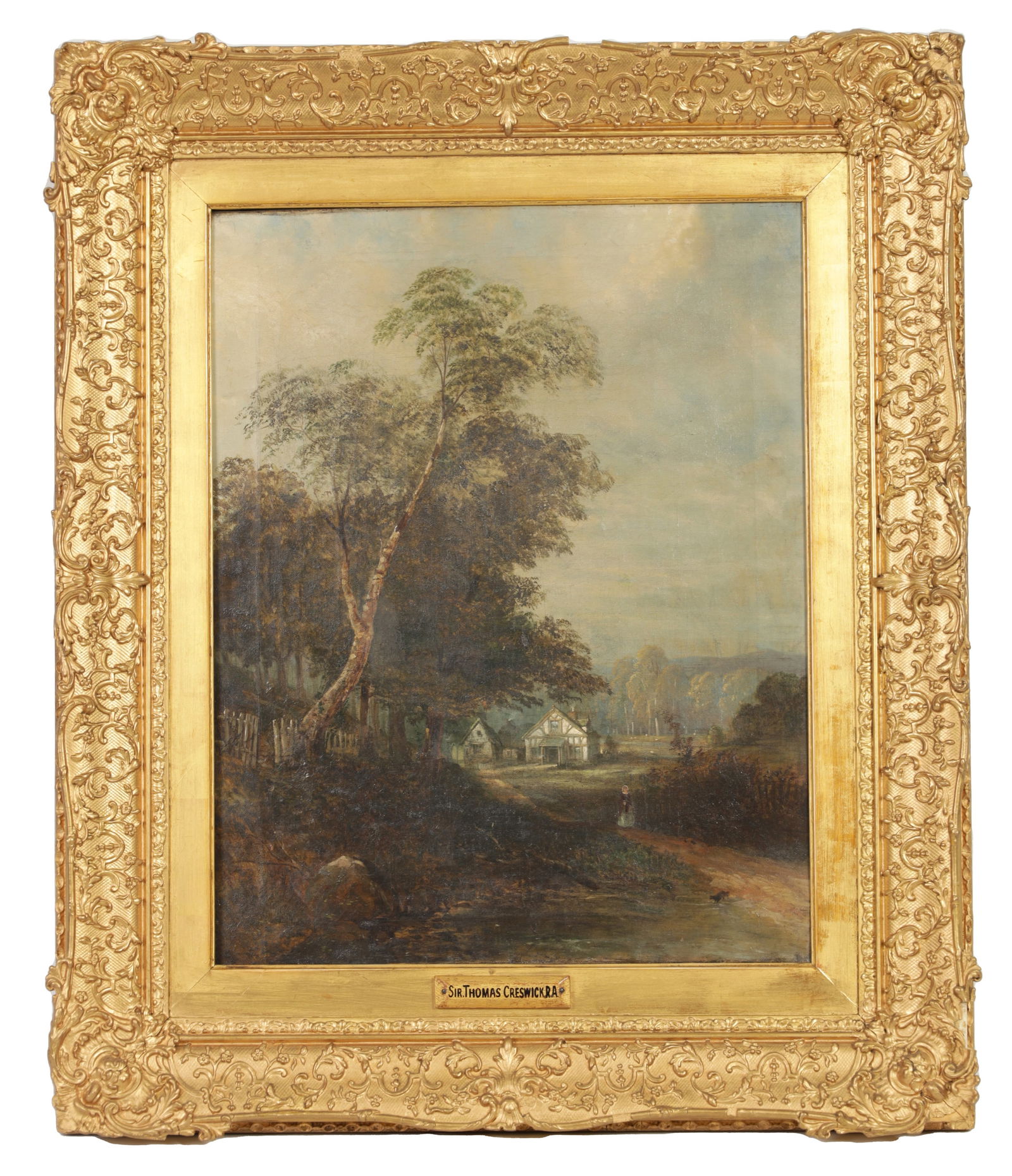 FOLLOWER OF THOMAS CRESWICK. A 19TH CENTURY OIL ON CANVAS (1 of 8)