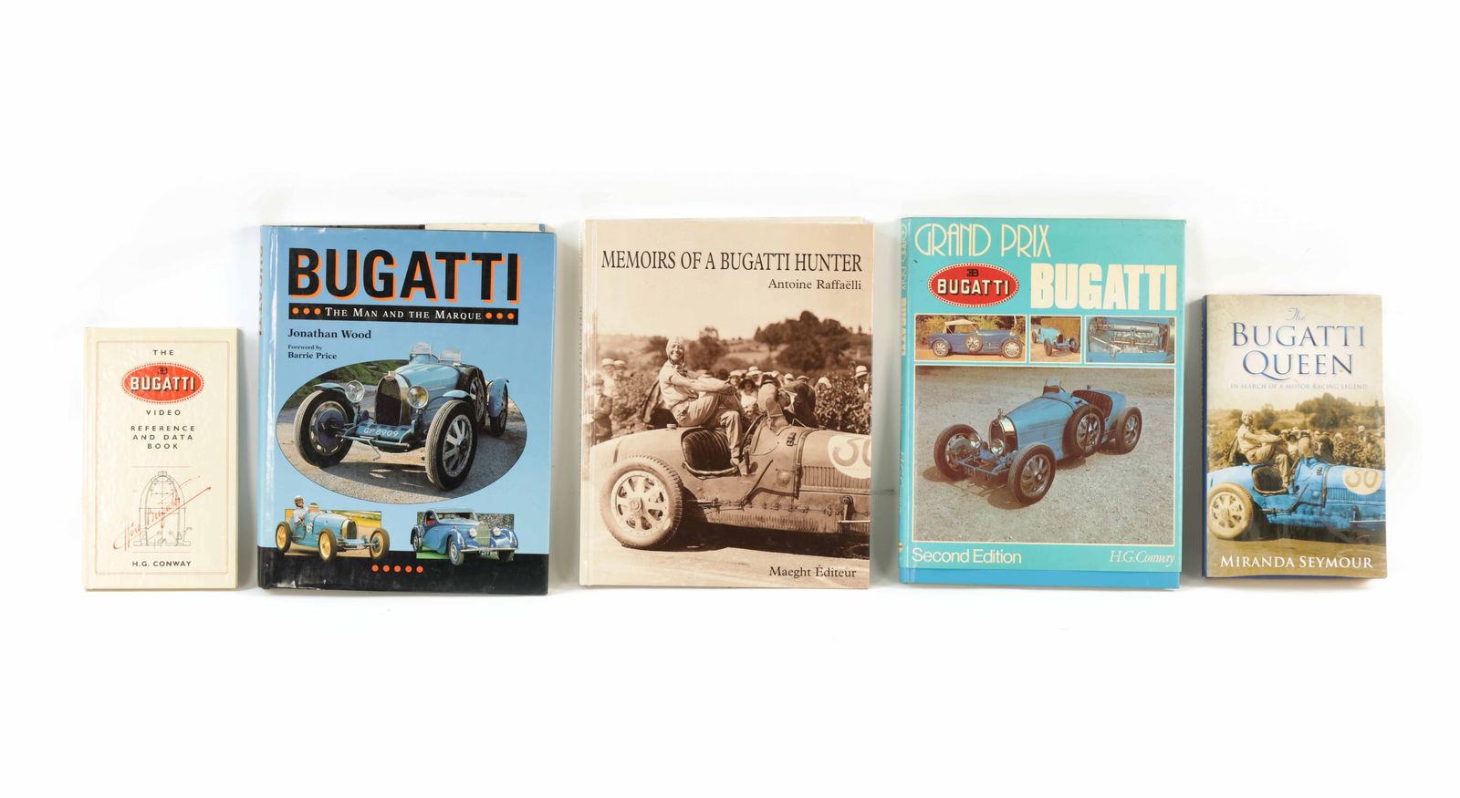 A COLLECTION OF FOUR BUGATTI HARDBACK BOOKS (1 of 10)