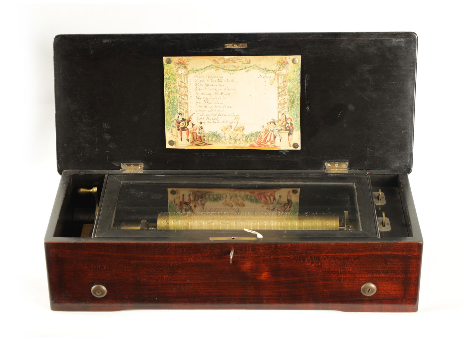 A Late 19th Century Swiss Cylinder Music Box Auction