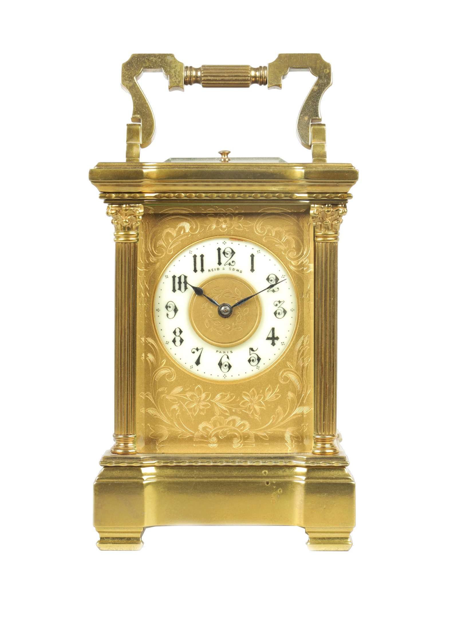 A LARGE LATE 19TH CENTURY FRENCH REPEATING CARRIAGE CLOCK (1 of 9)