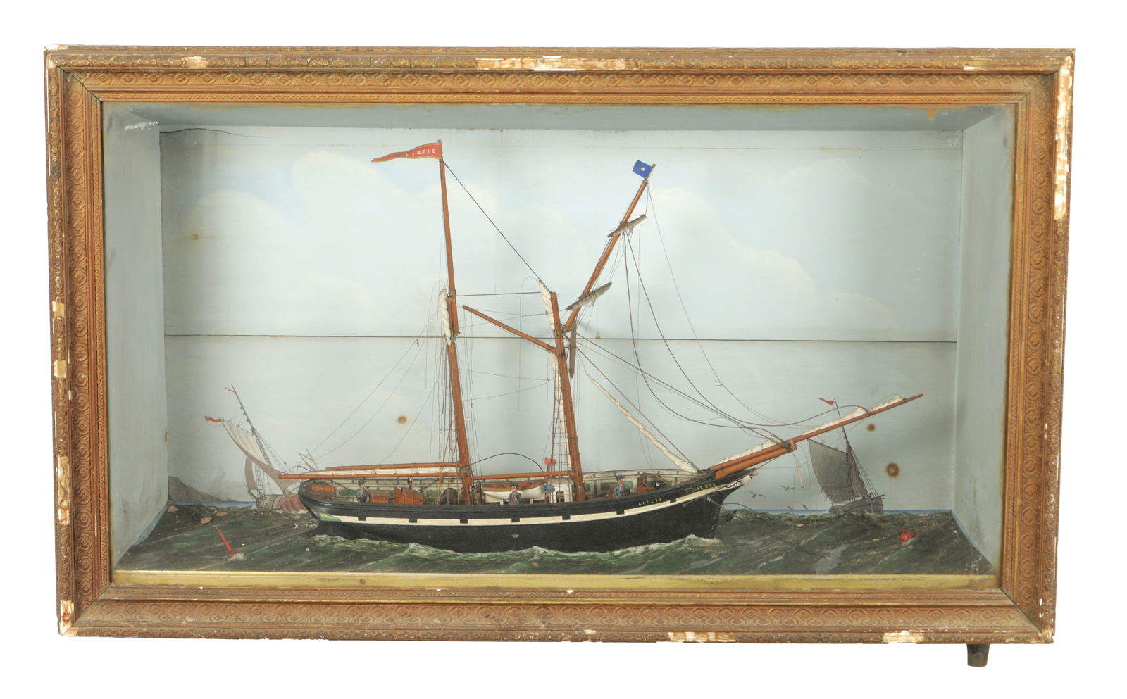 A 19TH CENTURY DIORAMA OF LARGE SIZE (1 of 6)