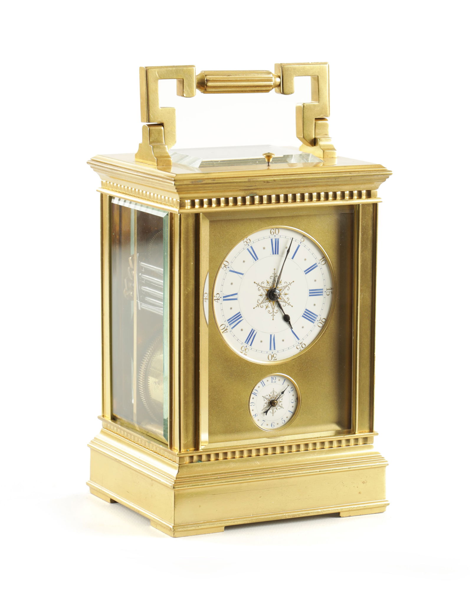 ALFRED BAVEUX. A RARE LATE 19TH CENTURY FRENCH GRAND SONNERIE CARRIAGE CLOCK ON FOUR GONGS (1 of 9)