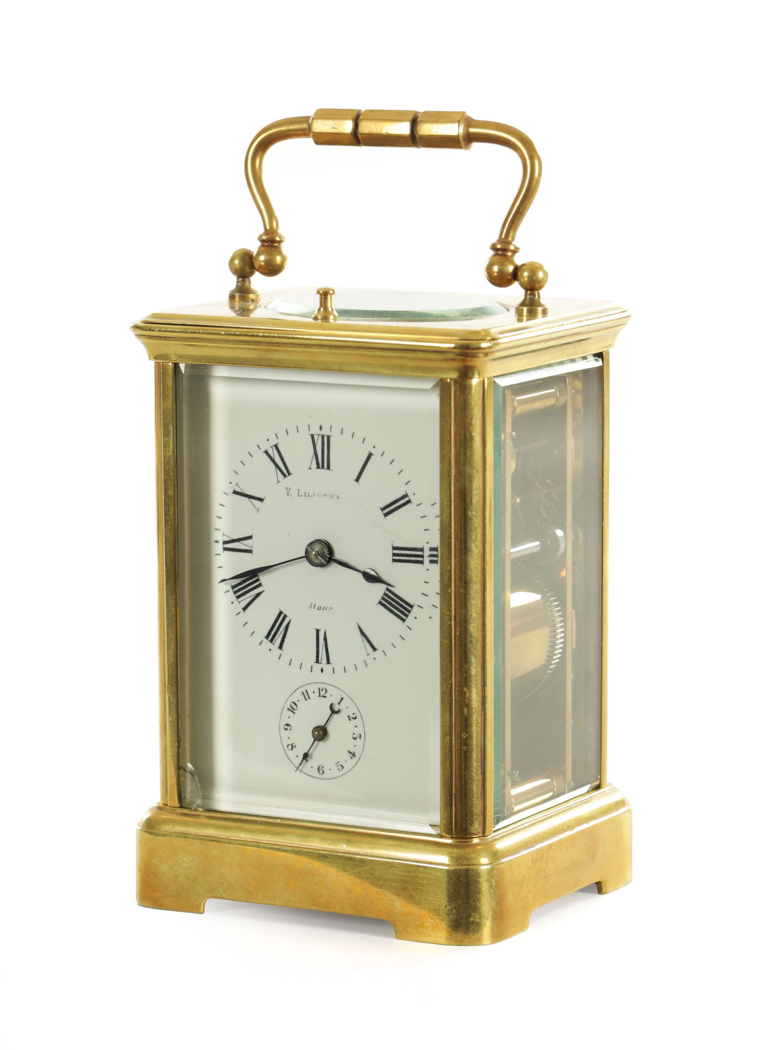 A LATE 19TH CENTURY FRENCH QUARTER REPEATING CARRIAGE CLOCK WITH ALARM (1 of 8)