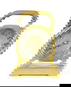 A LATE 19TH CENTURY FRENCH INDUSTRIAL DESK CLOCK (1 of 7)