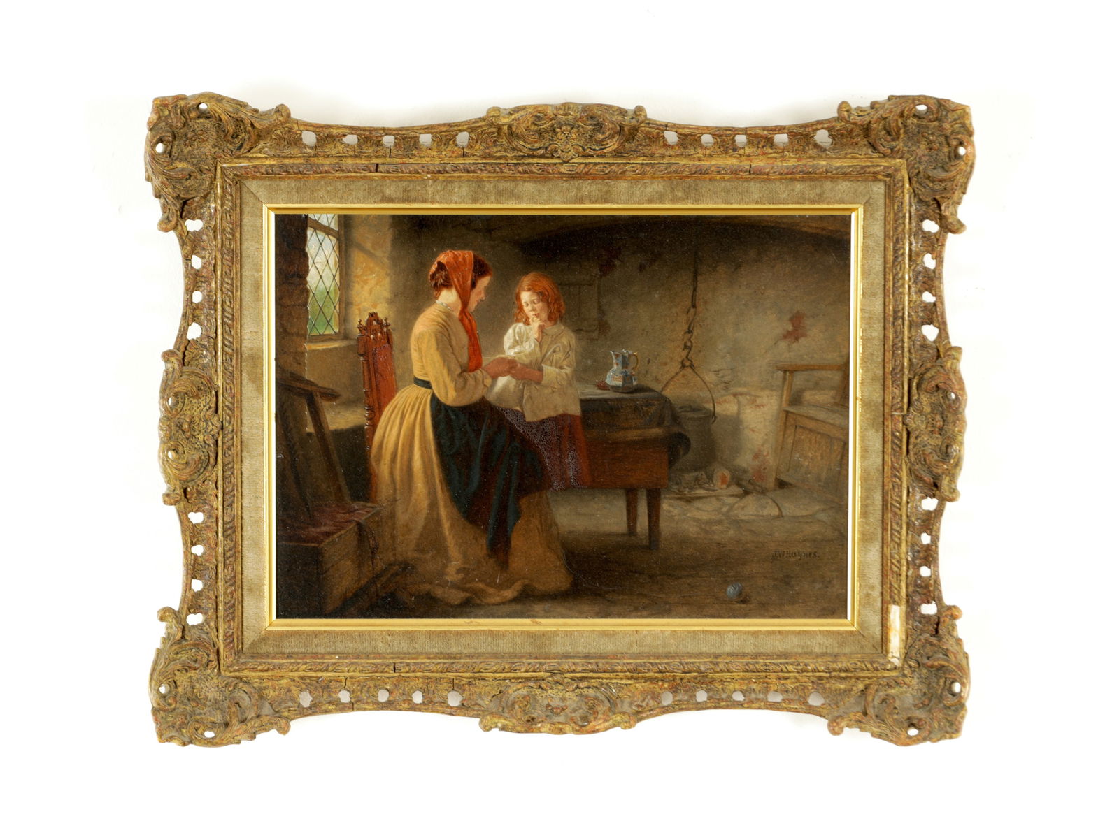 JOHN WILLIAM HAYNES (fl.1852-1882) OIL ON BOARD (1 of 8)
