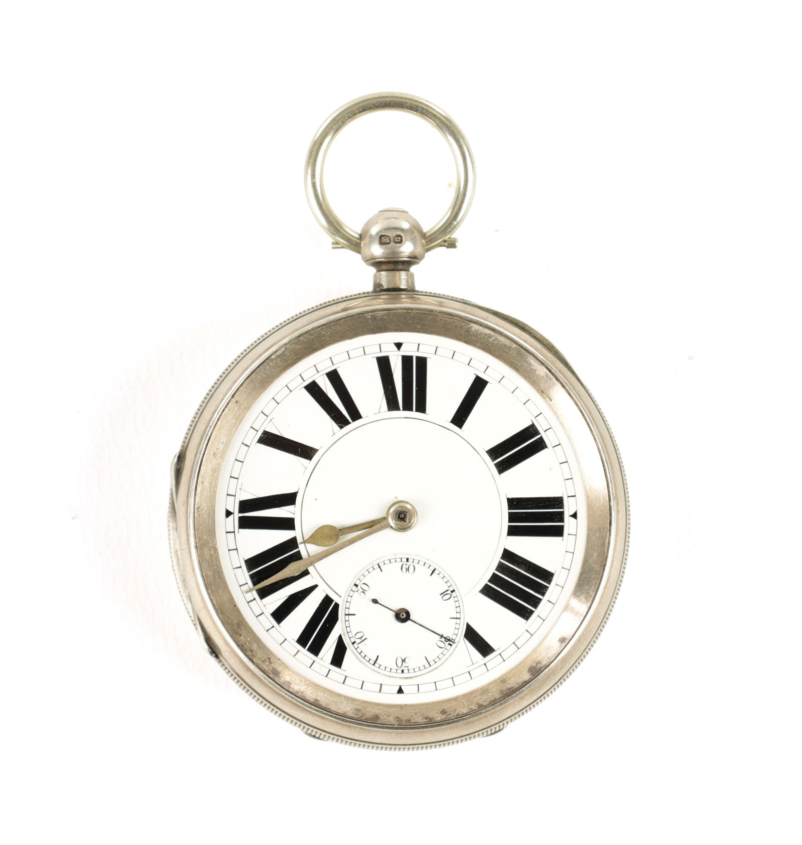 JOSEPH SEWELL, LIVERPOOL. A SILVER OPEN FACED POCKET WATCH (1 of 9)