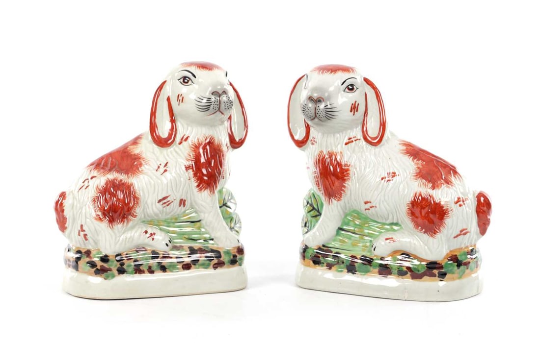 【ドイツ製】HUTSCHENREUTHER EasterRabbit新品チップ有 Hutschenreuther Porcelain Rabbit Figurine
