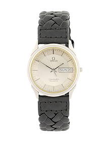 A GENTLEMAN'S VINTAGE STEEL OMEGA SEAMASTER WRISTWATCH (1 of 4)